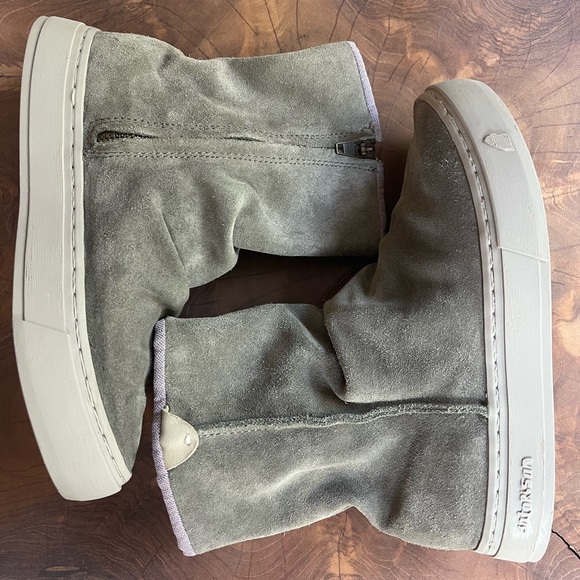 SATORISAN Meraki Women's Grey Suede Pull On Lined Booties US 5,5. EU 36 - Picture 6 of 11